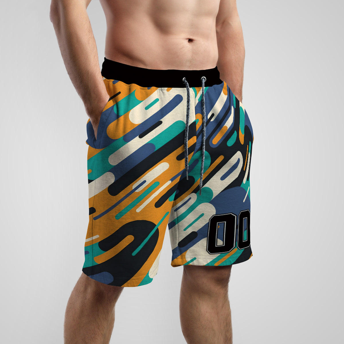 Custom Abstract Graphic Baseball Shorts