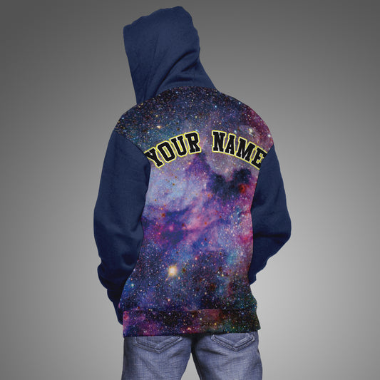 Nebula Style Custom Baseball Hoodie