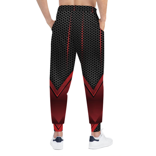 Custom Red & Black V-Tech Graphic Baseball Pants