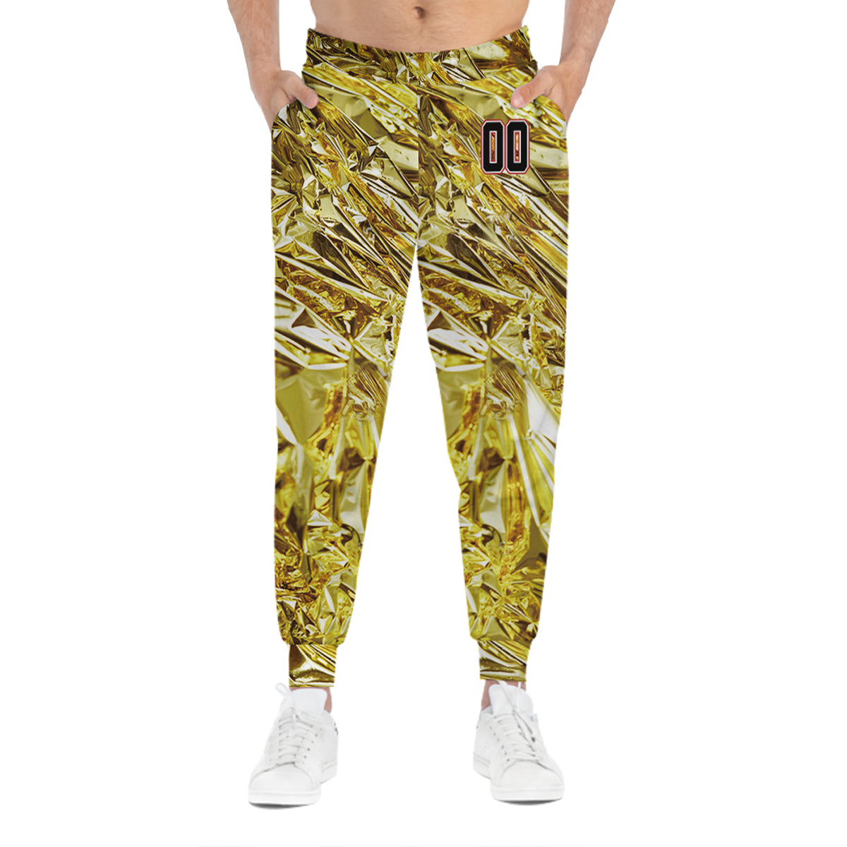 Custom Gold Foil Baseball Pants