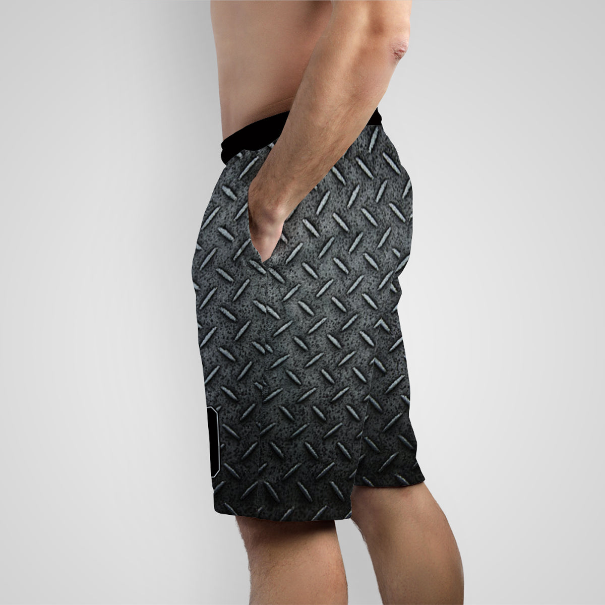 Custom Steel Texture Baseball Shorts