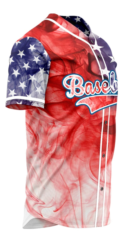 Custom Black Flag Baseball Jersey