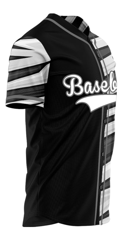 Custom Black Yellow Ray Baseball Jersey