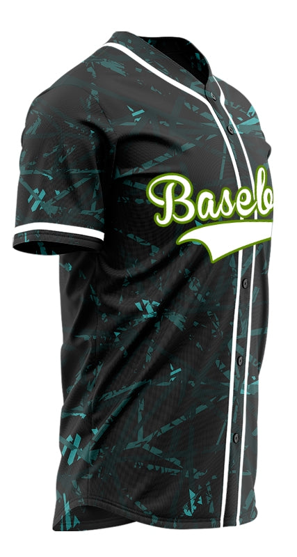 Custom Green Plant Baseball Jersey