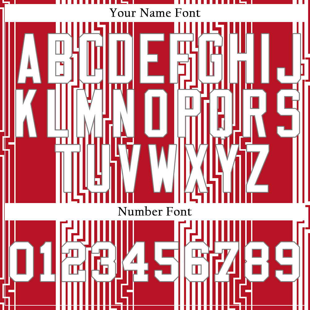 Custom Red White Overlay Baseball Jersey
