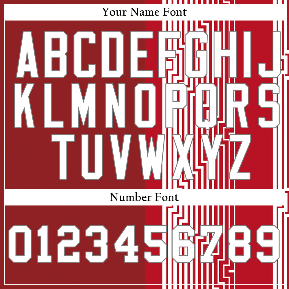 Custom Red White Overlay Half Baseball Jersey