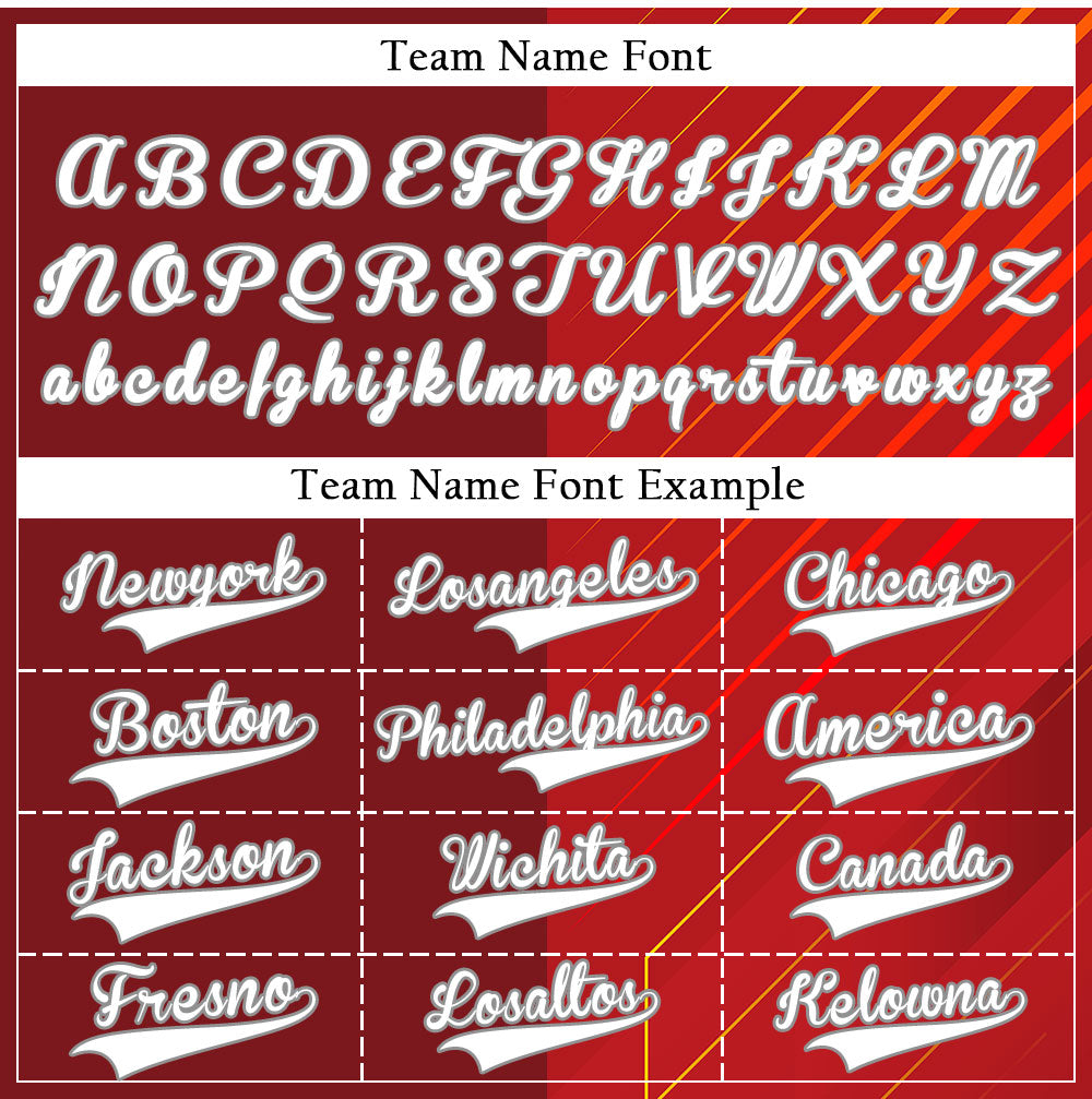 Custom Red Yellow Technology Lines Half Baseball Jersey
