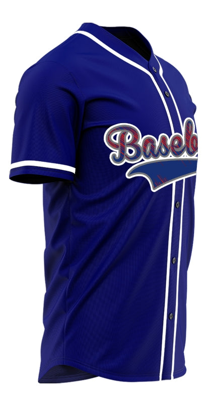 Custom Slash Purple Red Baseball Jersey