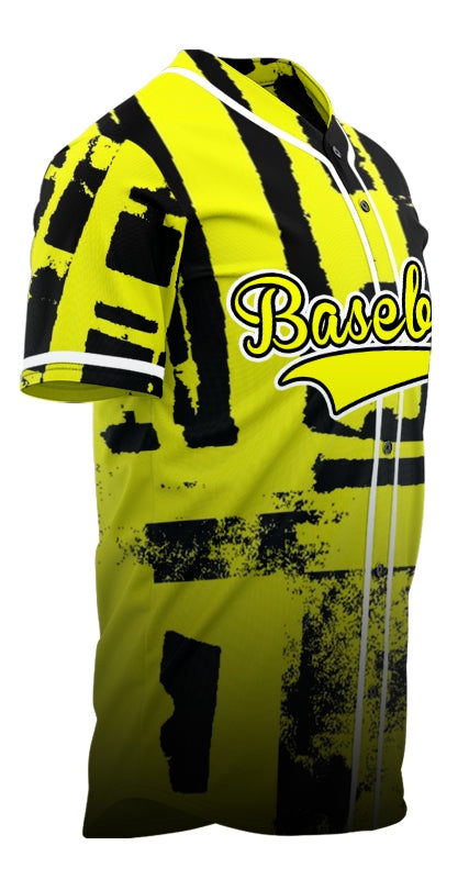 Custom Grid Ink Baseball Jersey