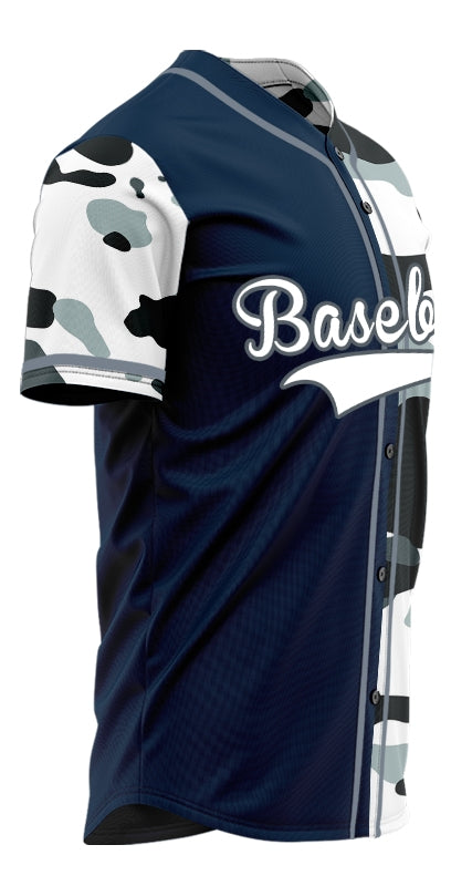 Custom Half White And Light Gray Baseball Jersey