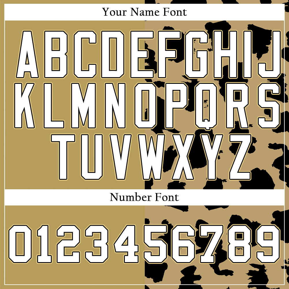 Custom Light Brown Leopard Print Baseball Jersey