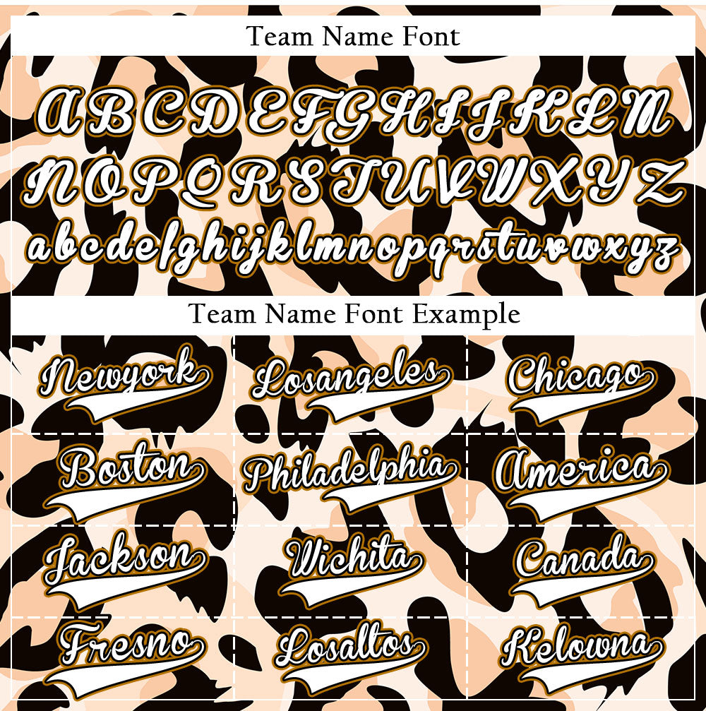 Custom Light Pink Leopard Baseball Jersey