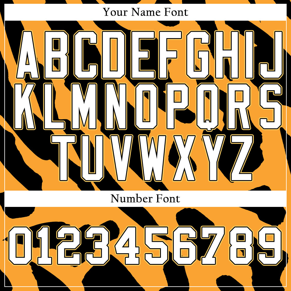 Custom Orange Striped Baseball Jersey