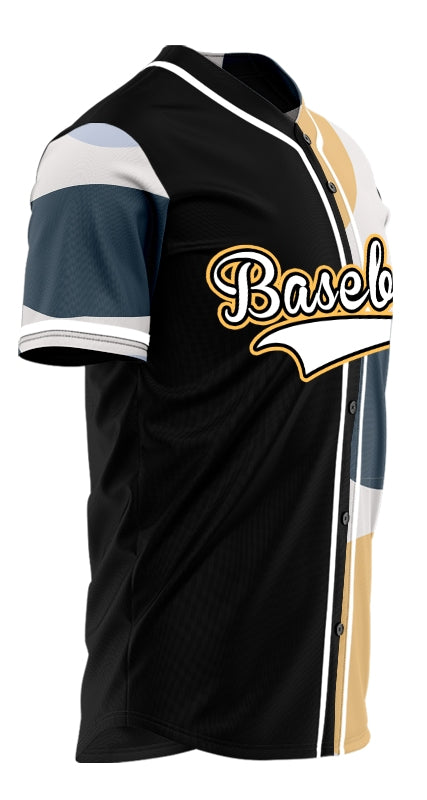 Custom White And Black Dark Grey Baseball Jersey