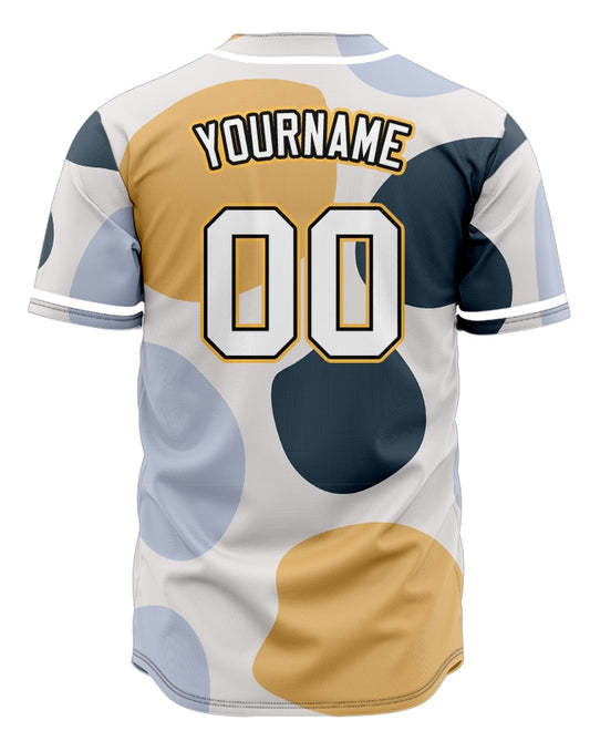 Custom White And Dark Grey Baseball Jersey