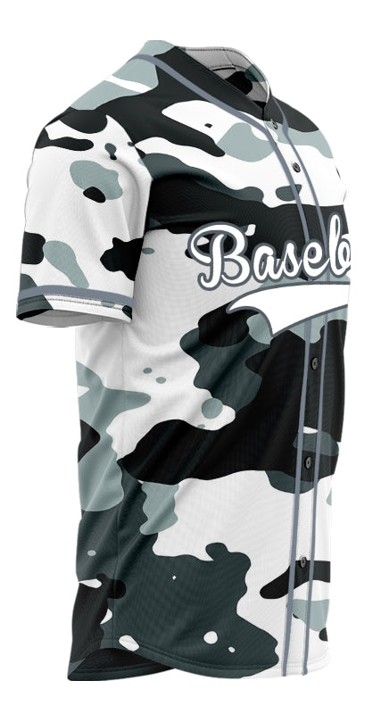 Custom White And Light Gray Baseball Jersey