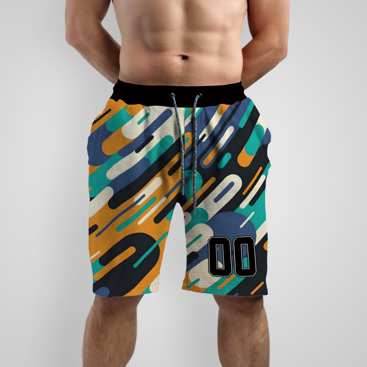 Custom Abstract Graphic Baseball Shorts
