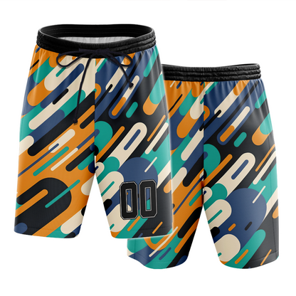 Custom Abstract Graphic Baseball Shorts