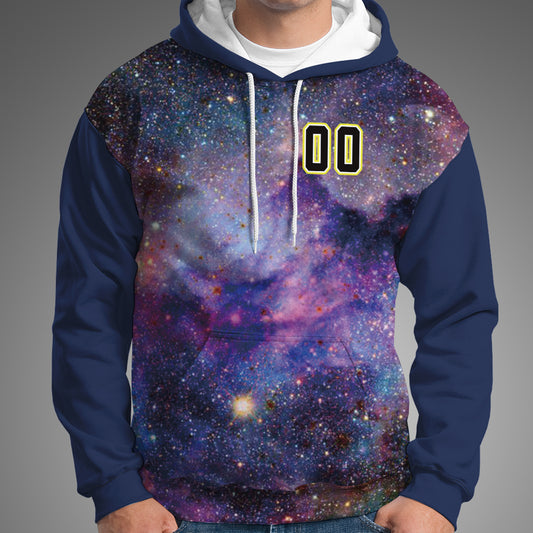 Nebula Style Custom Baseball Hoodie