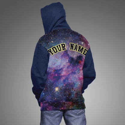 Nebula Style Custom Baseball Hoodie