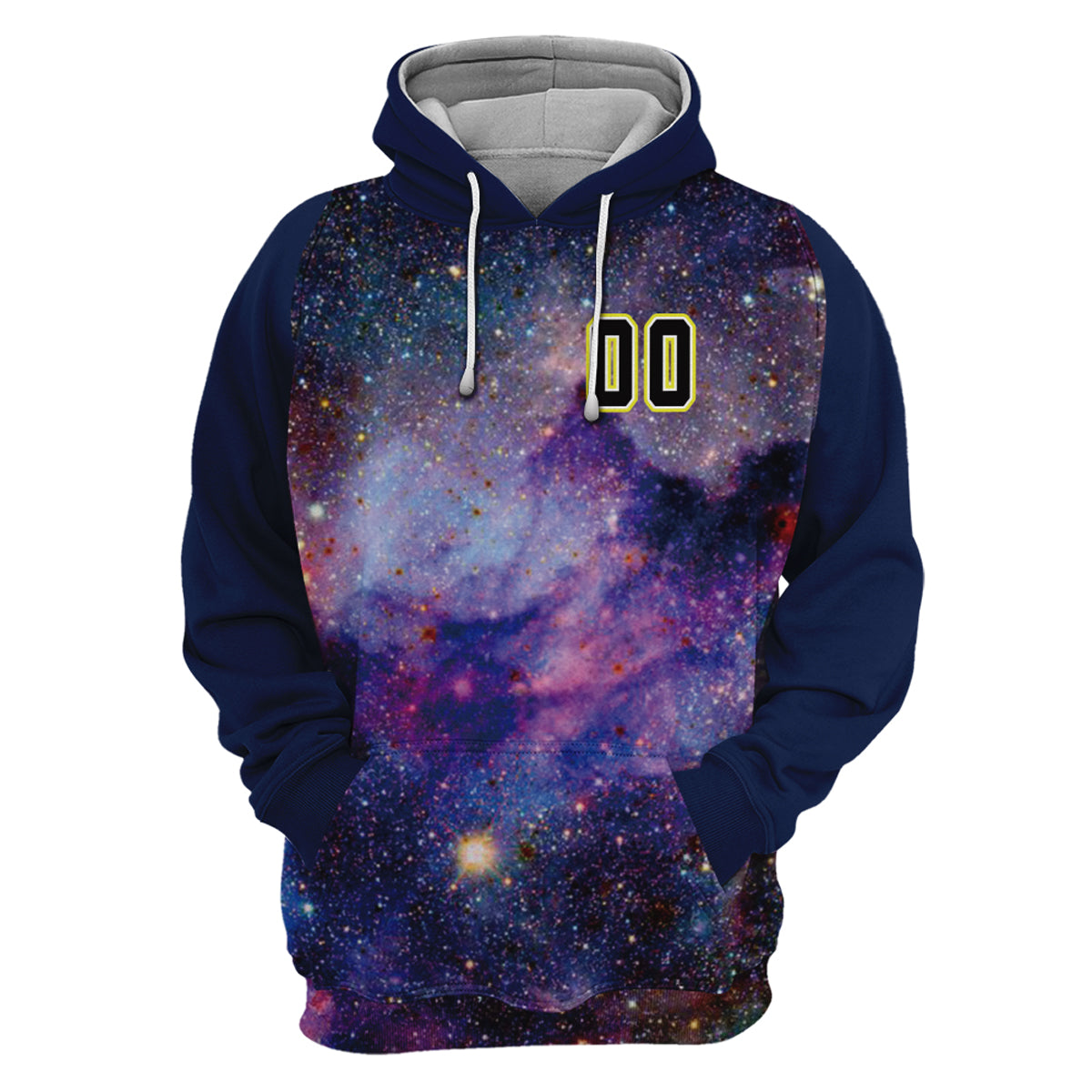 Nebula Style Custom Baseball Hoodie