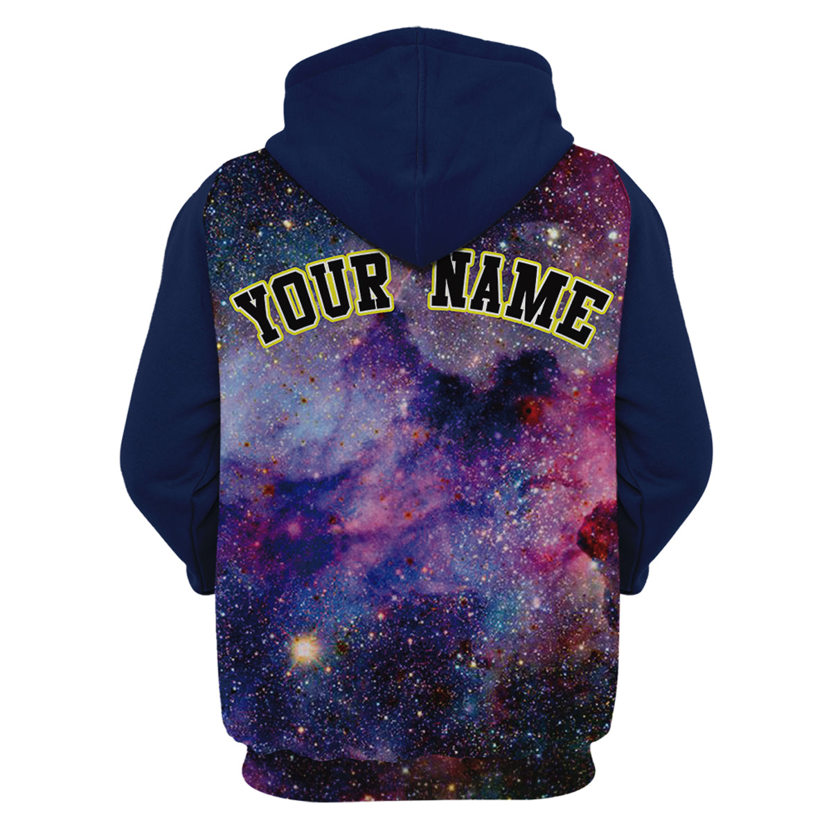 Nebula Style Custom Baseball Hoodie