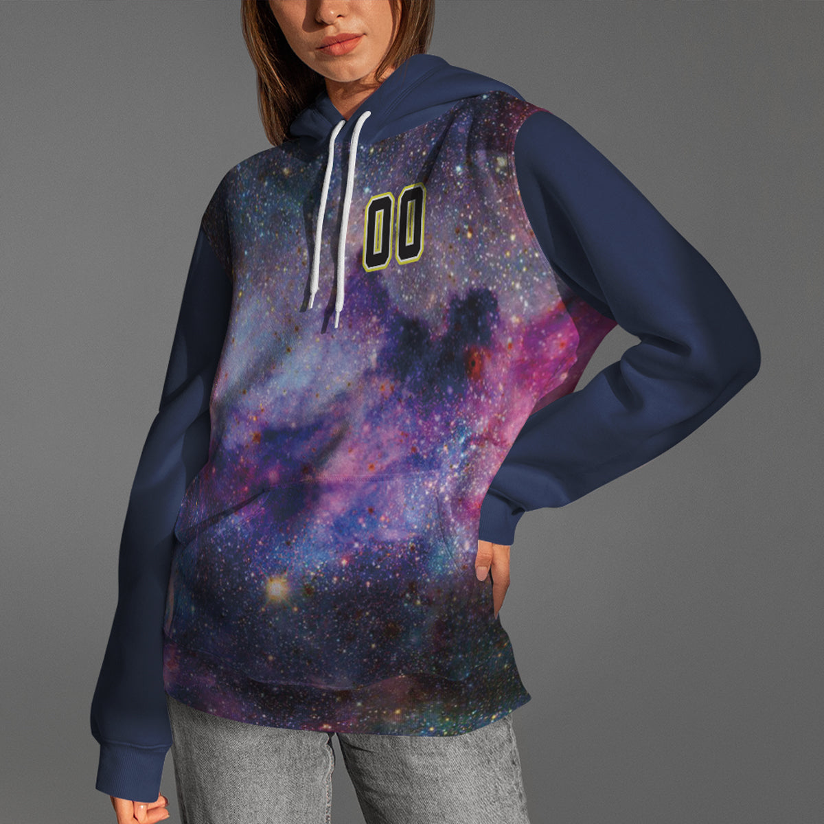 Nebula Style Custom Baseball Hoodie