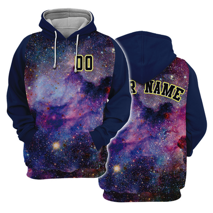 Nebula Style Custom Baseball Hoodie
