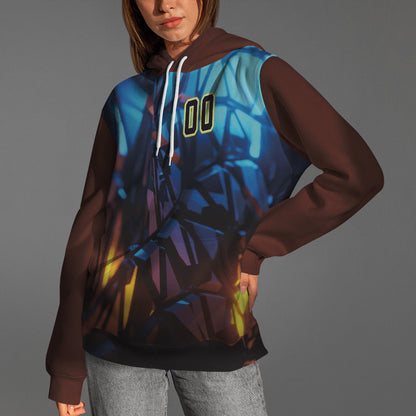 Abstract Prism Custom Baseball Hoodie