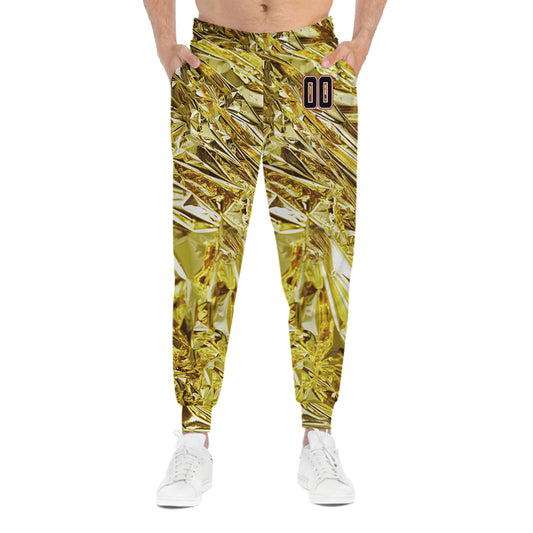 Custom Gold Foil Baseball Pants