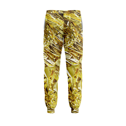 Custom Gold Foil Baseball Pants