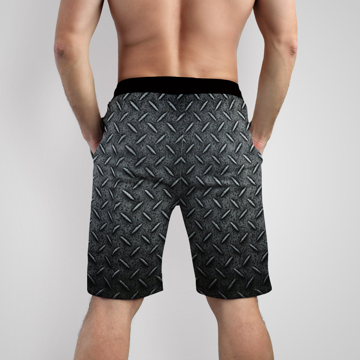 Custom Steel Texture Baseball Shorts
