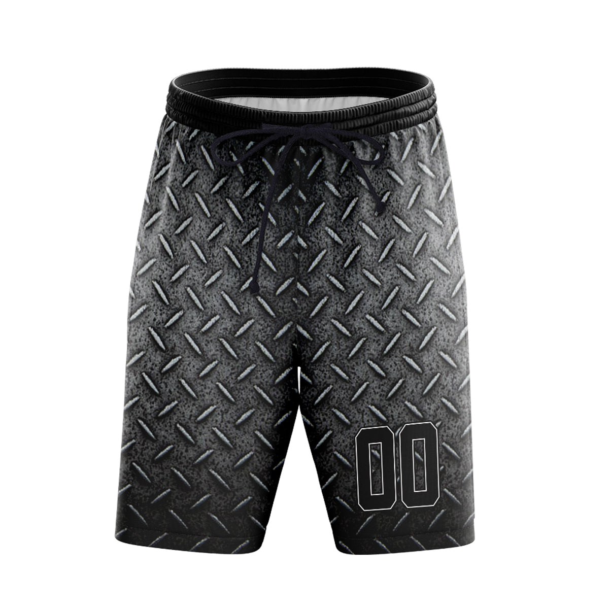 Custom Steel Texture Baseball Shorts