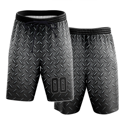 Custom Steel Texture Baseball Shorts
