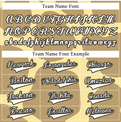 Custom Beige Light Brown Baseball Jersey