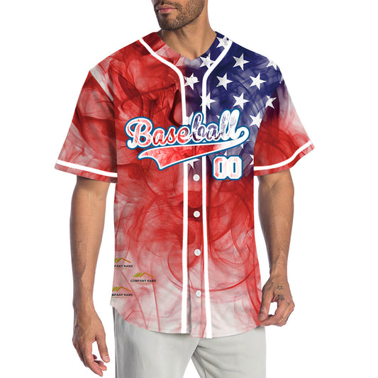 Custom Black Flag Baseball Jersey