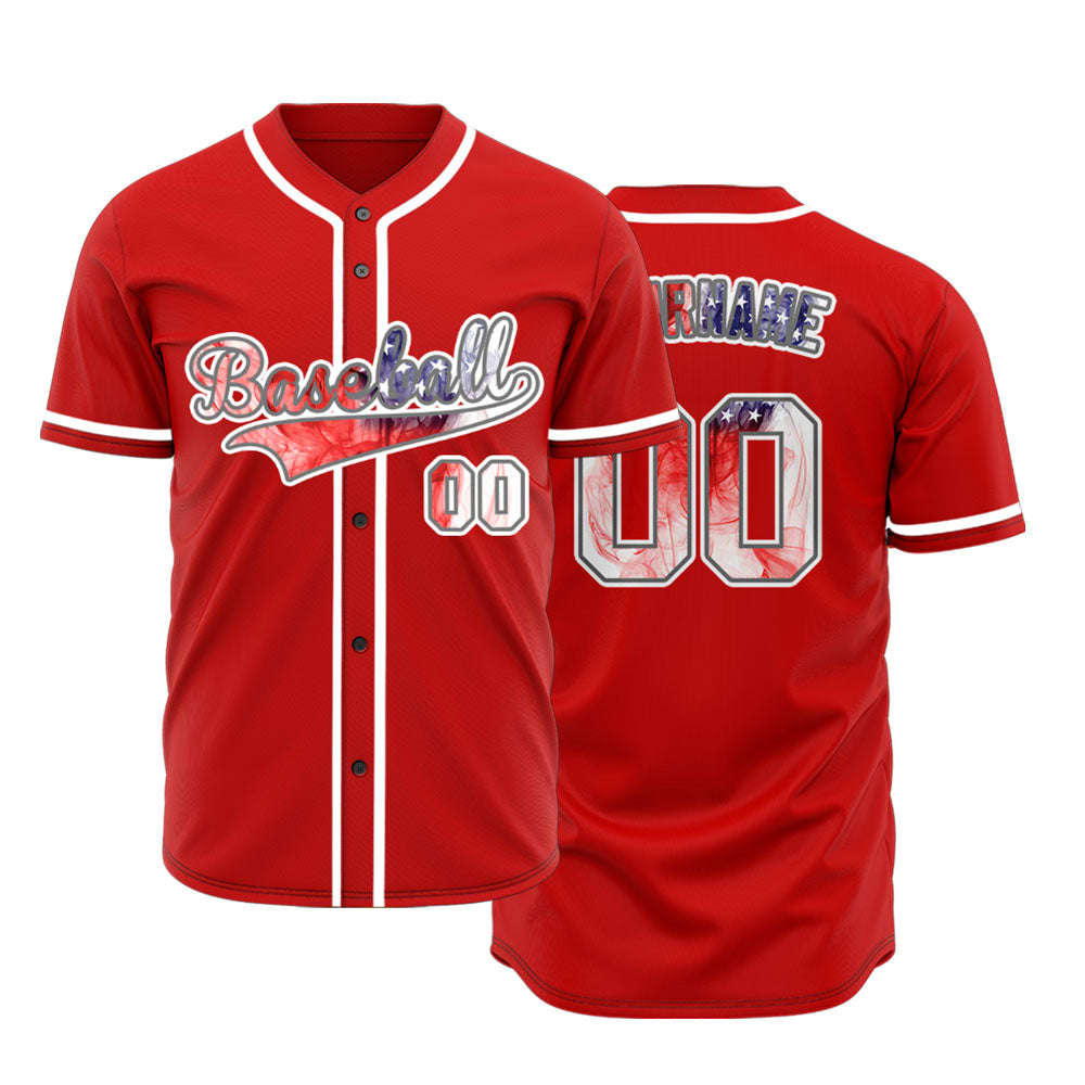 Custom Black Flag Dark Gray Baseball Jersey
