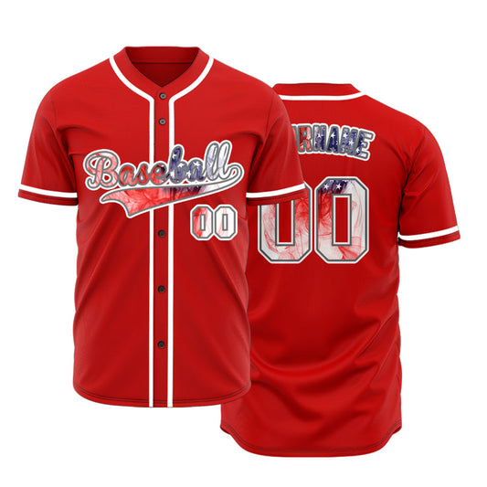 Custom Black Flag Dark Gray Baseball Jersey