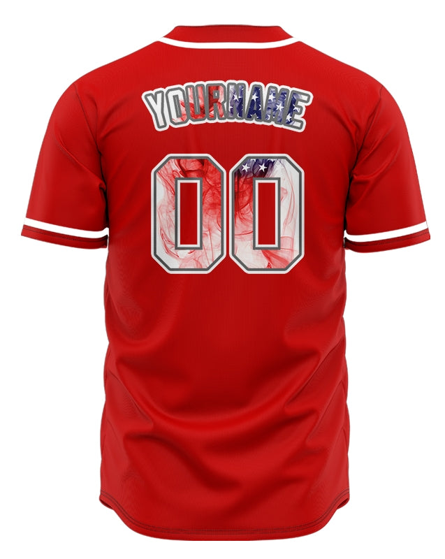Custom Black Flag Dark Gray Baseball Jersey