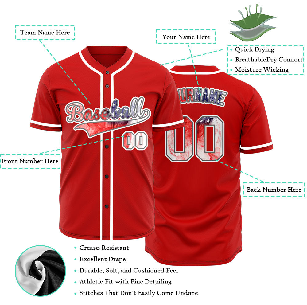 Custom Black Flag Dark Gray Baseball Jersey