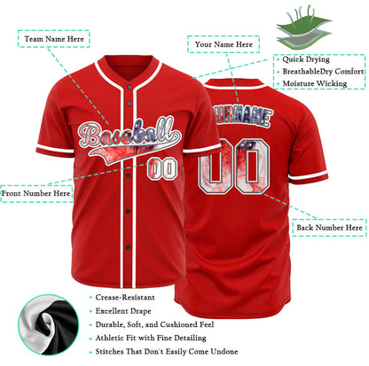Custom Black Flag Dark Gray Baseball Jersey