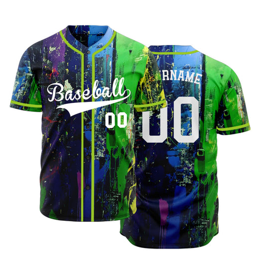 Custom Beige Gray Black Ink Baseball Jersey