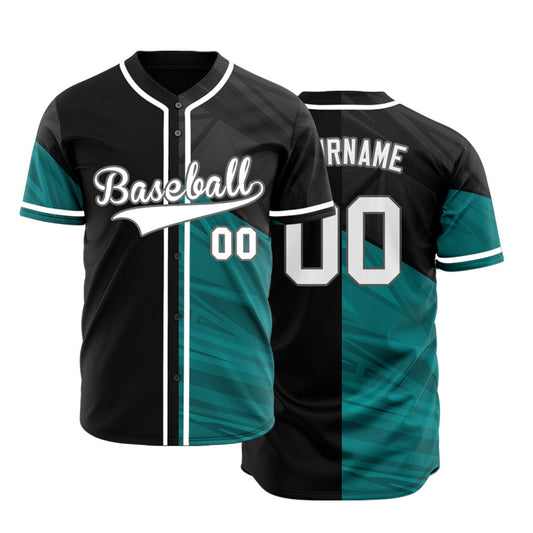 Custom Black Fire Orange Baseball Jersey