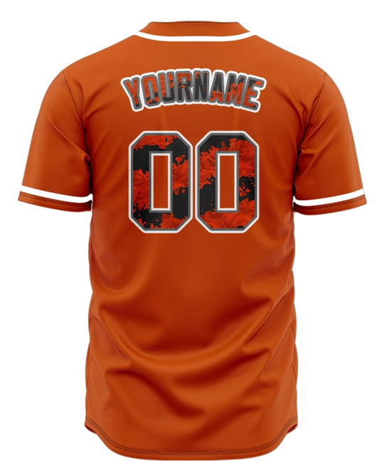 Custom Black Gold Point Baseball Jersey