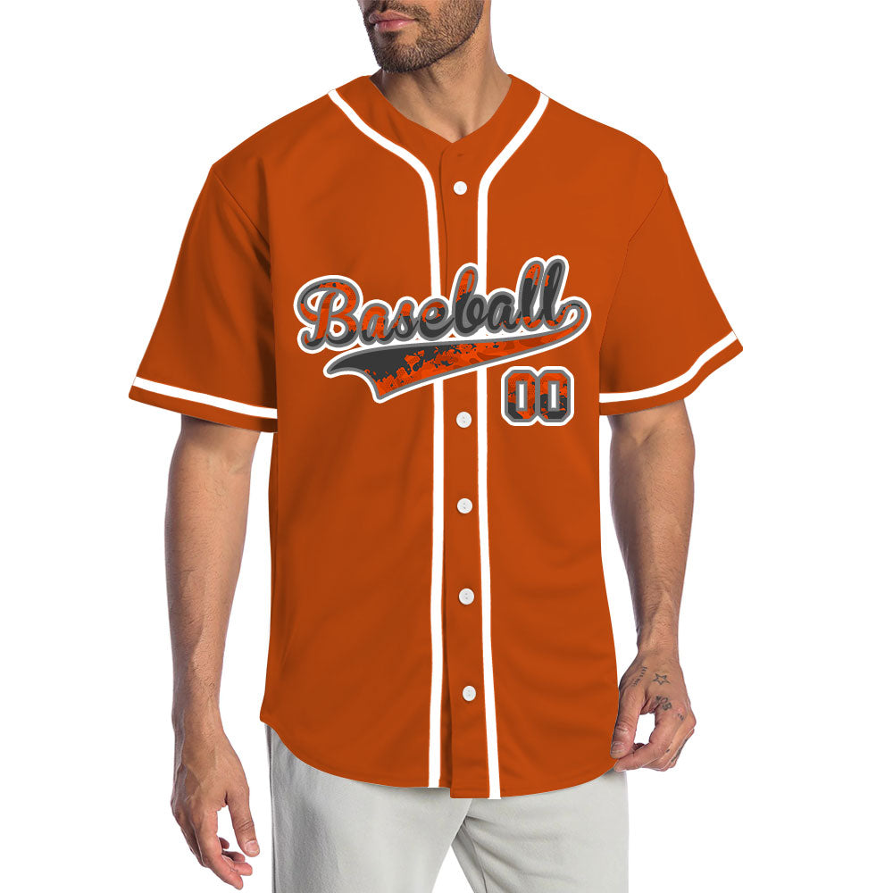 Custom Black Gold Point Baseball Jersey