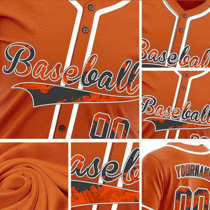 Custom Black Gold Point Baseball Jersey