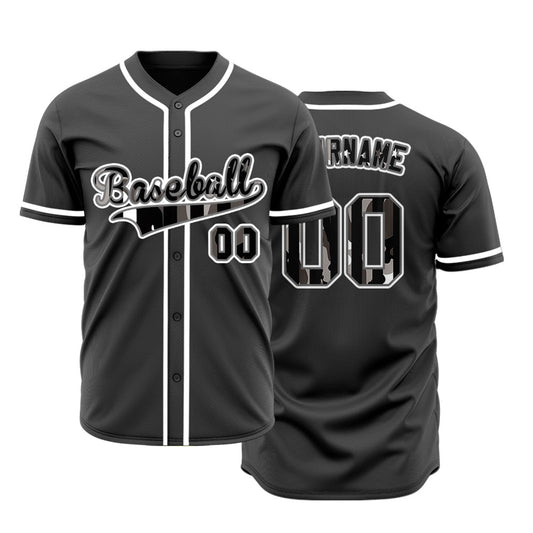 Custom Blue And Red Flag Baseball Jersey