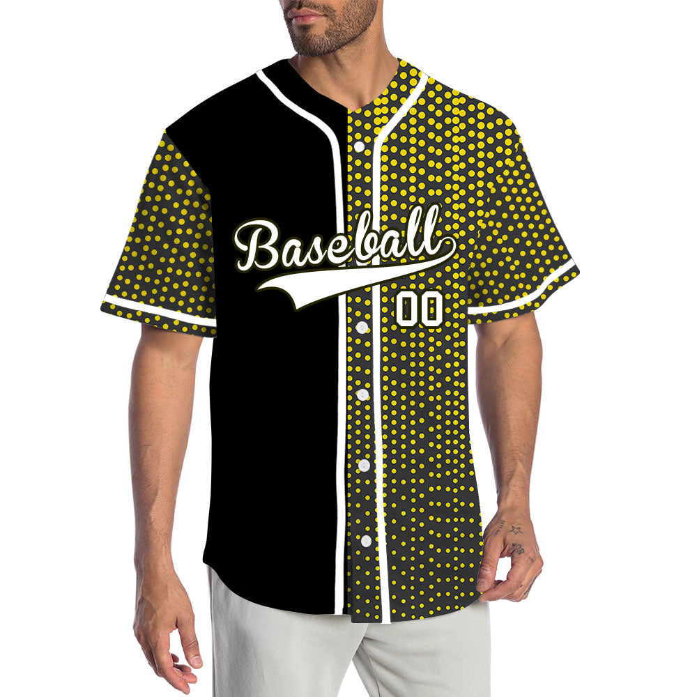 Custom Black Grey Black Teal Baseball Jersey