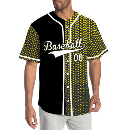 Custom Black Grey Black Teal Baseball Jersey