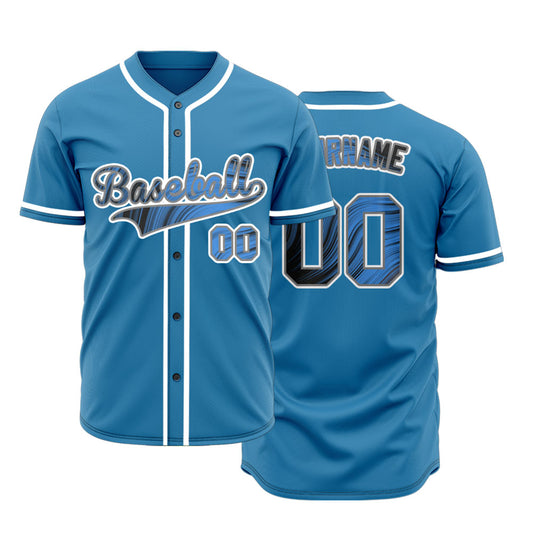 Custom Black White Orange Baseball Jersey